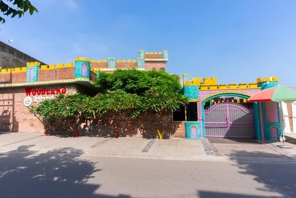 Safe and joyful outdoor play zone at the largest play school in Hoshiarpur